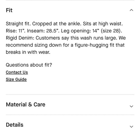 Everlane 90s Cheeky Ankle Jean in Medium Blue Size 30 - Picture 15 of 16